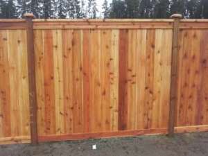 wood fence