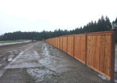 wood fence