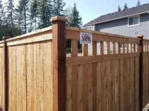 wood fence