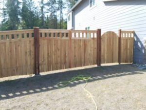wood fence
