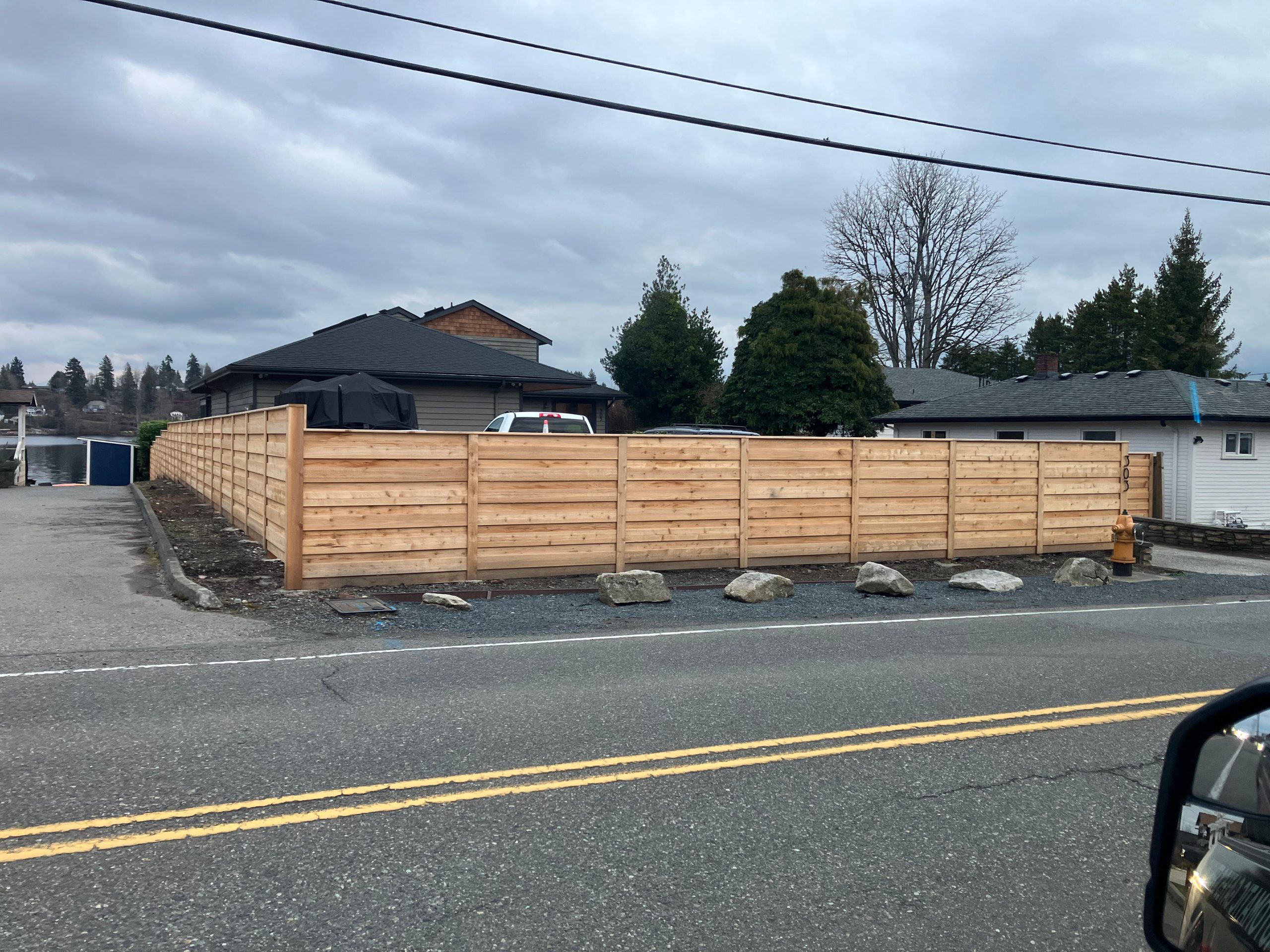 wood fence