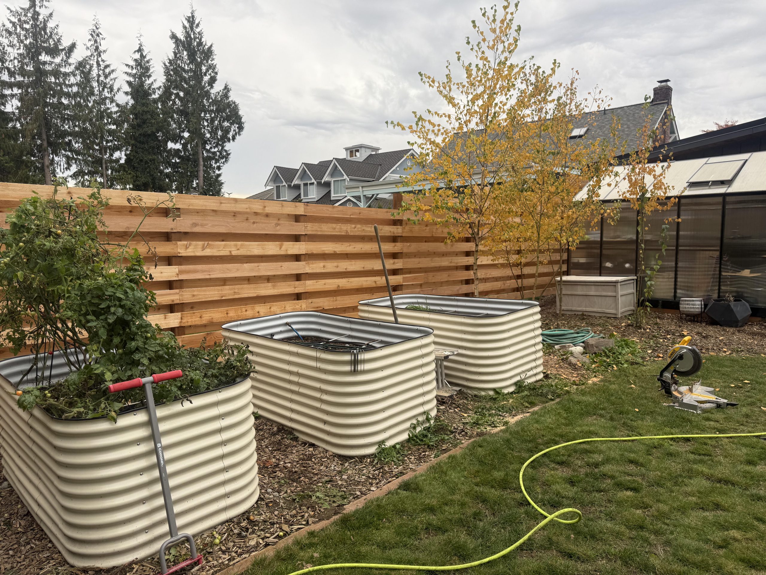 wood fence