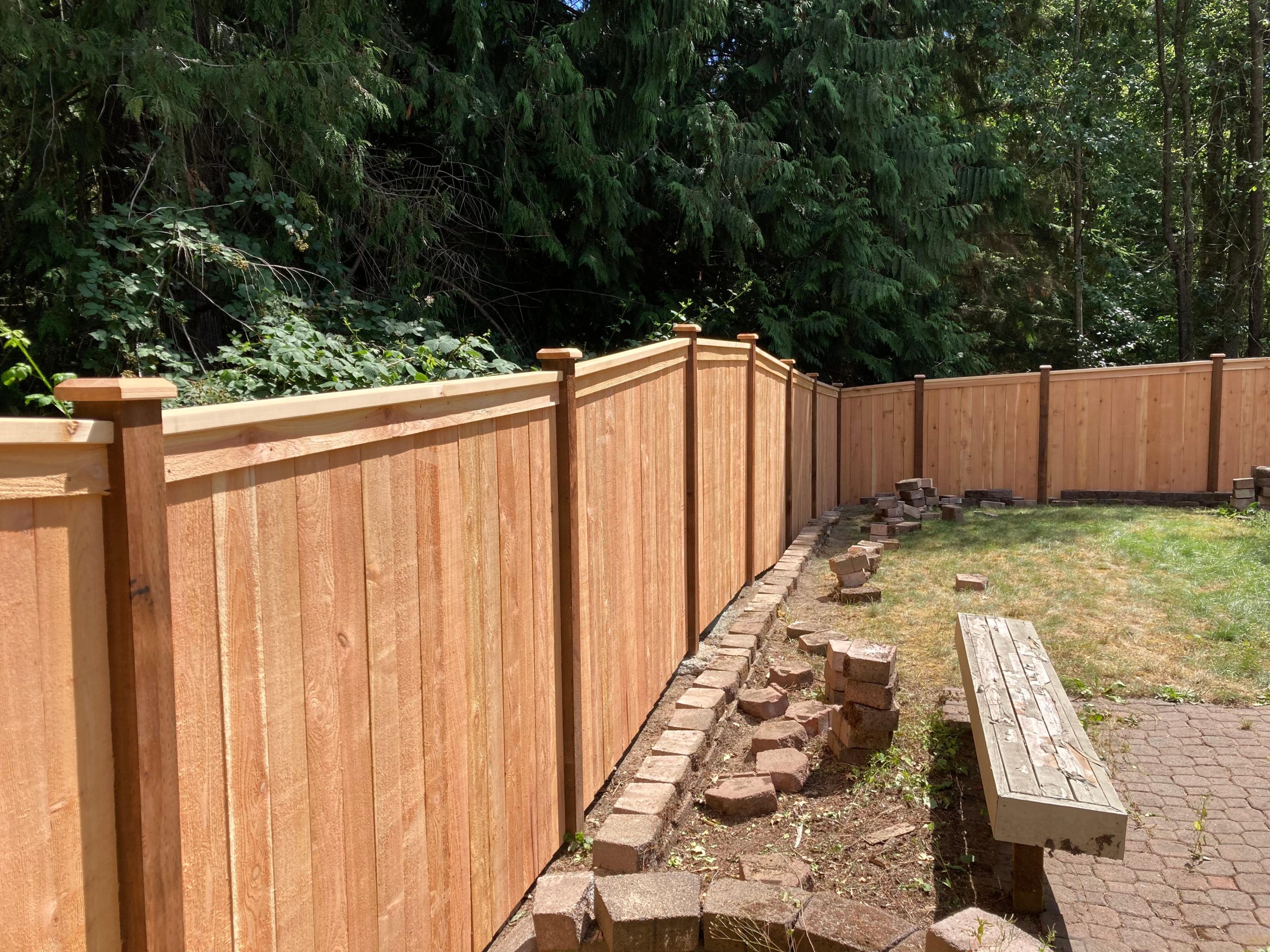 wood fence