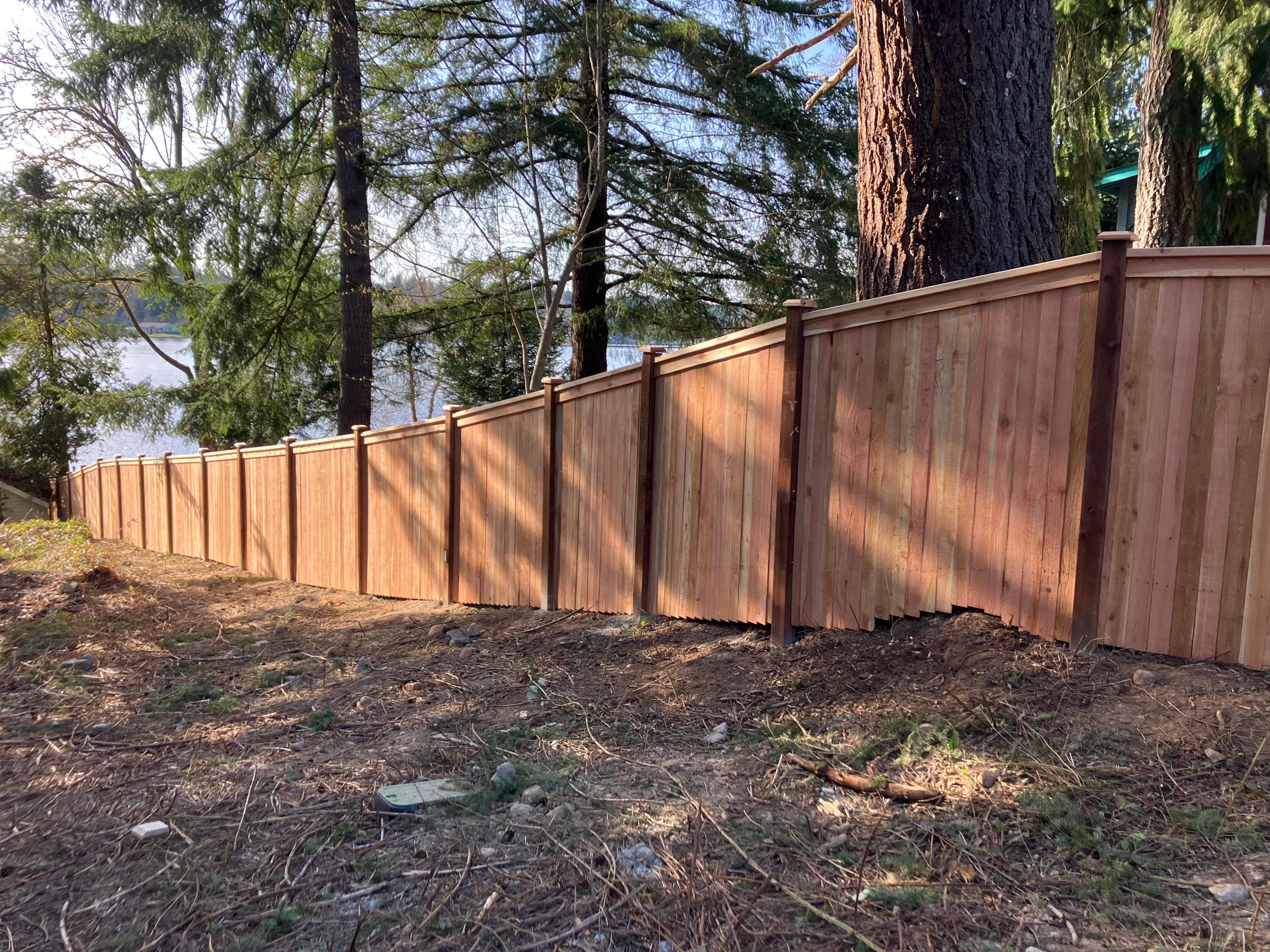 wood fence