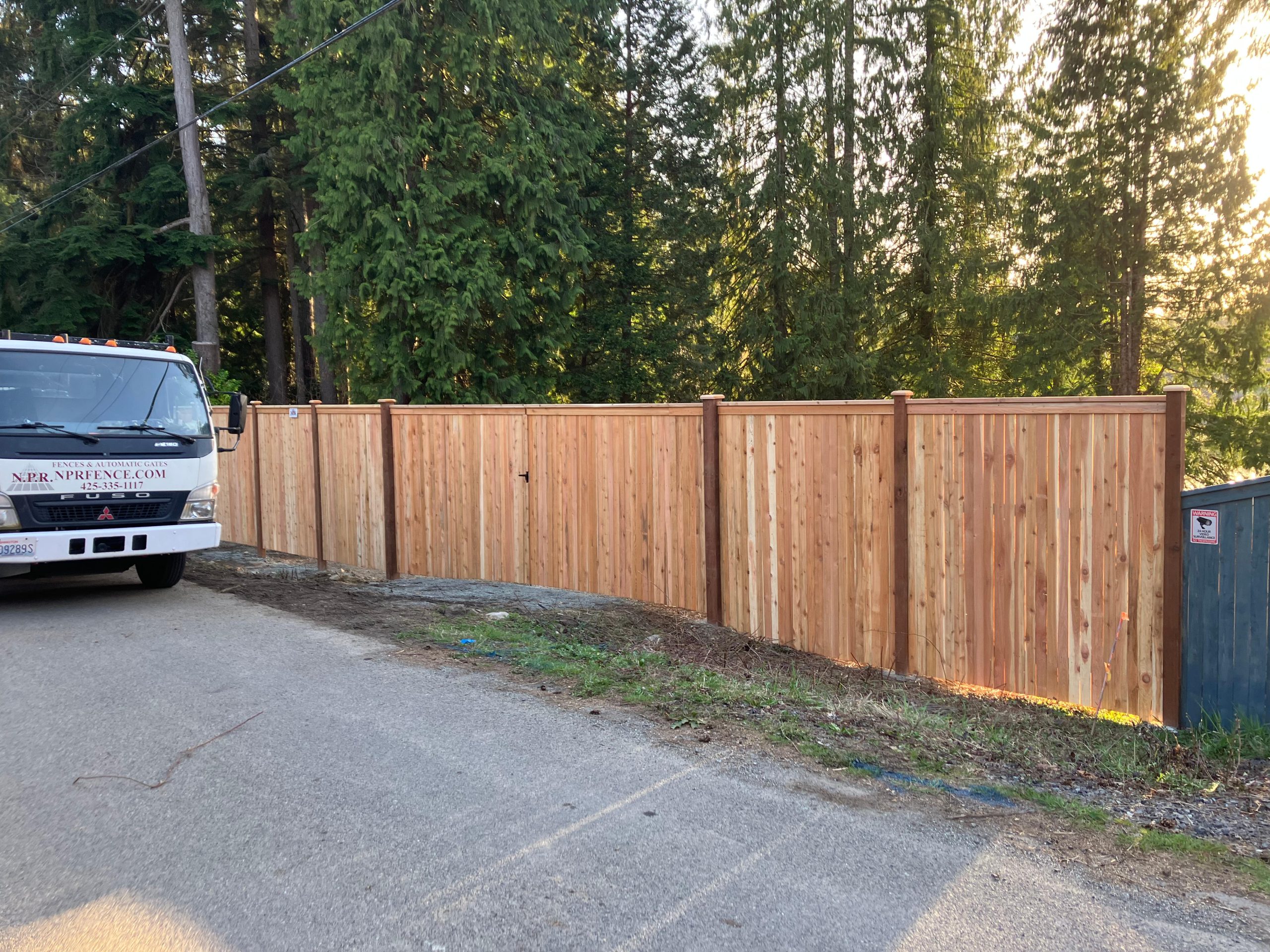wood fence