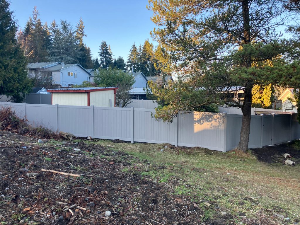 Winter Storm Damage and Professional Vinyl Fence Repair