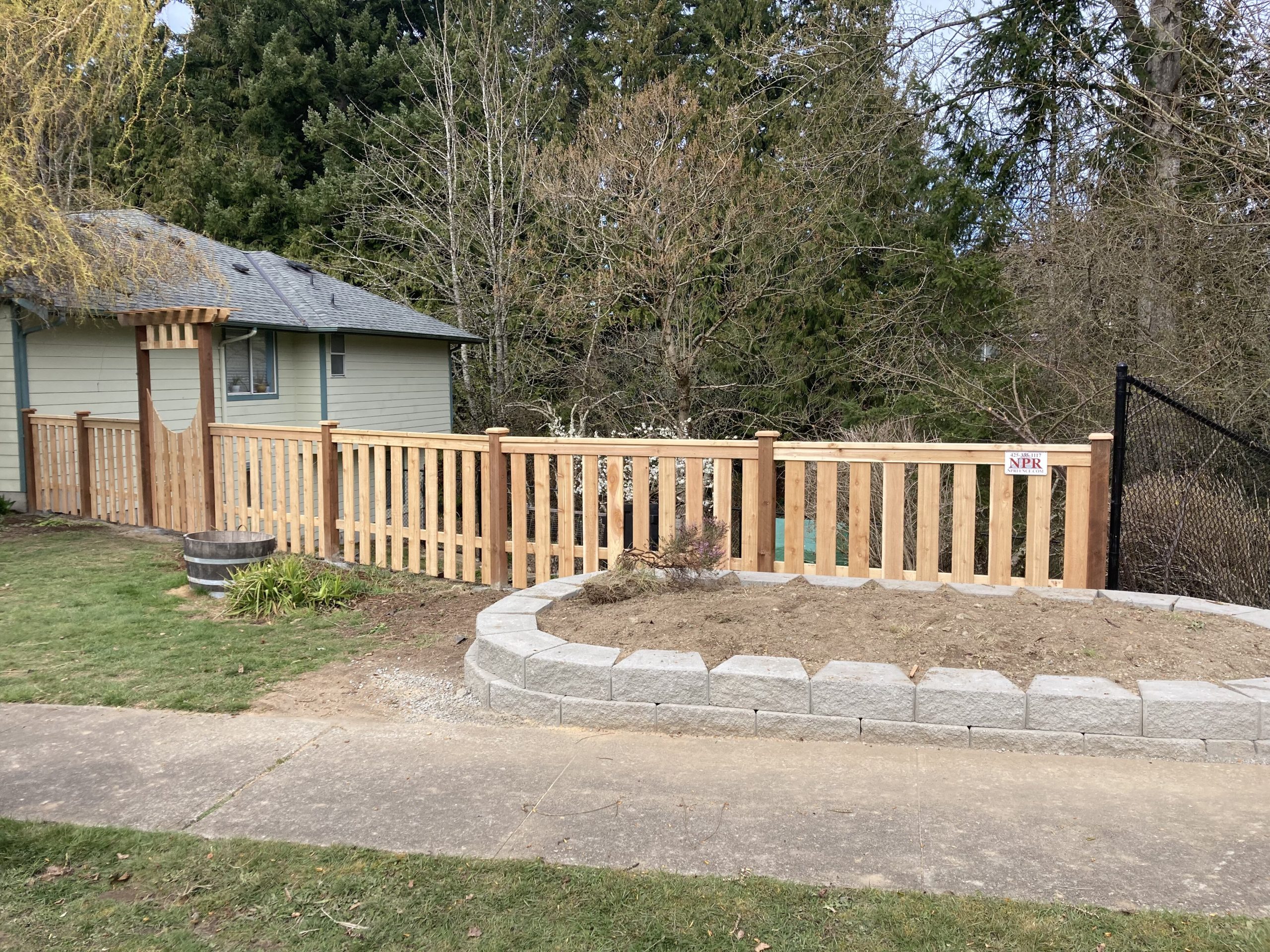 Skip Picket Cedar Fence (1)